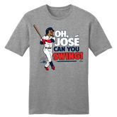 Official José Ramirez MLBPA Tee Grey